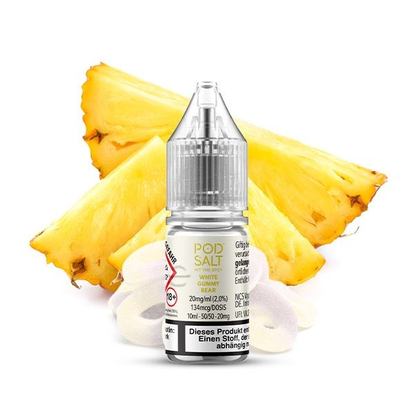 سالت نیکوتین پاد سالت آناناس پاستیل | POD SALT NEXUS WHITE GUMMY BEAR SALT JUICE